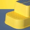 Toilet Step Stool Plastic Non Slip Heavy Duty Rollover Prevention