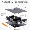 ZK-1002T BluetoothH 5.0 Amplifier Board, 2x100W Dual Channel HiFi Subwoofer