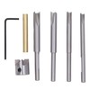13Pcs Pen Barrel Trimming System Carbon Steel Cutter Shafts for