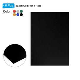 Atelierate 7x5x1/32Inch Anodized Aluminum Sheet Set, 0.8mm Thick Engraving Blanks for Engraving DIY Decorative Crafting Home