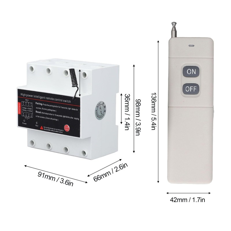 Generic Remote Control Switch, 3 Phase 3000m Long Distance Wireless