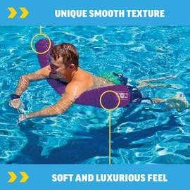 Wow Sports Vinyl-Coated Foam Pool Noodle - Purple - 46 in - Supports Up to 250 lbs - for Kids & Adults