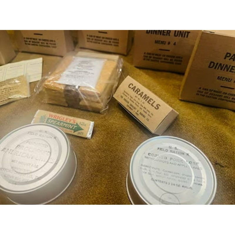 World War II Edible Rations - Partial Dinner Unit -