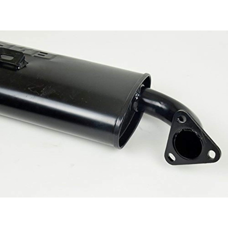 Quiet Muffler, with Chrome Tip, 3 Bolt Flange, for Beetle,