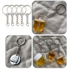 Key Ring with Chain and Open Jump Rings 1 inch,