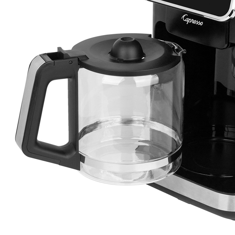 Capresso 4496.01,12-cup Glass Replacement Carafe with lid for #496.01