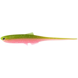 LMAB KØFI Bleak Pintail 11 cm - No Action Shad Soft Lure - Drop shot for perch, zander Color Electric Chicken