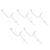 5pcs BTE Sound Aid Replacement Slim Tubes 2B Size Sound