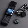 SnapHook Micro Compass，Attaches to Fortitude Series Watch Bands,Loop-Surface Products (White)