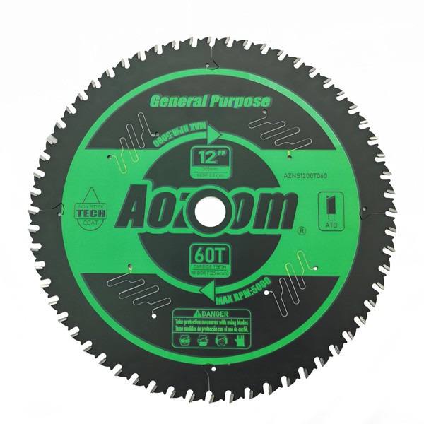 Aozoom Precision Series 12 Inch 60T Durable Circular Saw Blade