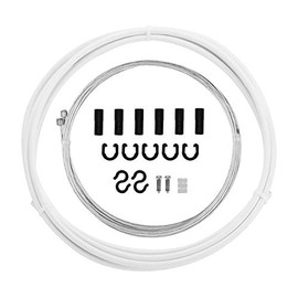 EASTERN POWER Bicycle Brake Cable & Housing, Mountain Bike Brake Cables Set, Universal Bike Brake Cables for MTB/Road Bike, White