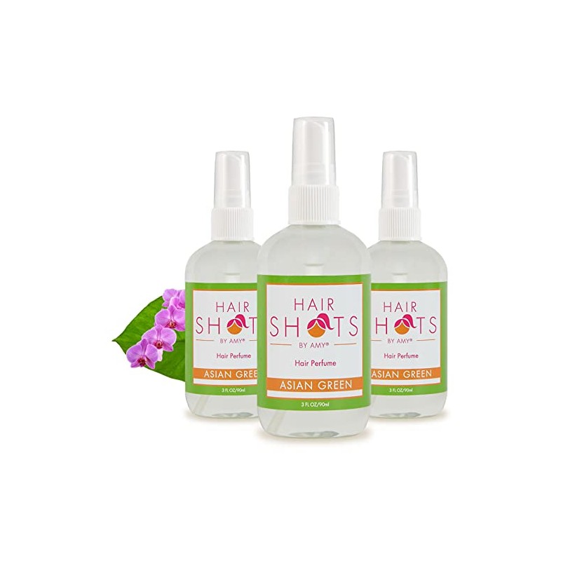 Hair Shots Heat Activated Hair Fragrance Asian Green Three Pack