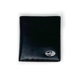 Savile Row Men's Black Leather Billfold Wallet