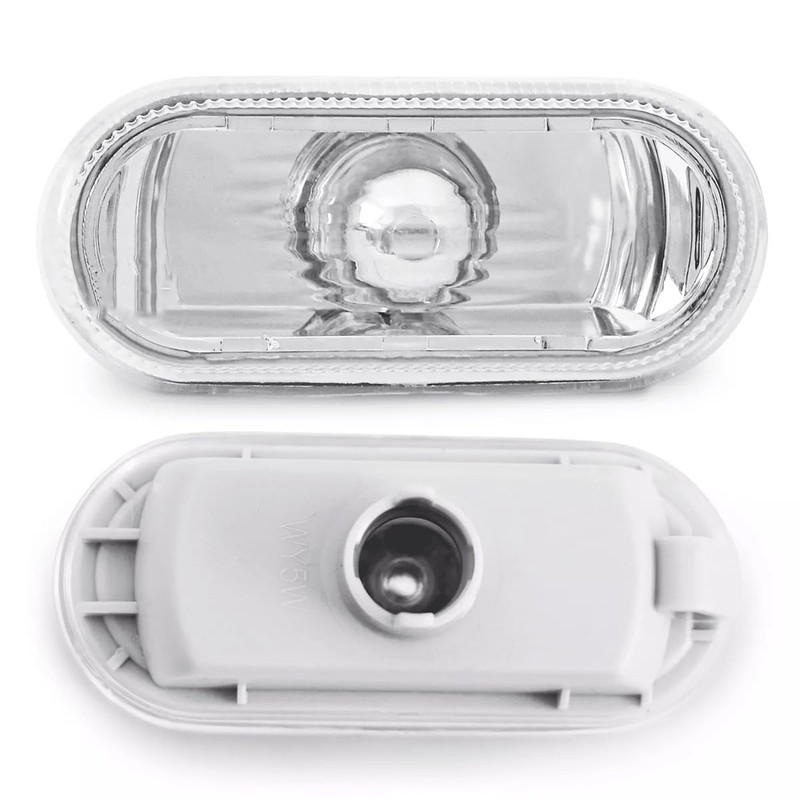 Easy Link 2x Seitenblinker Weiß Blinker Blinkleuchte Kompatibel mit VW