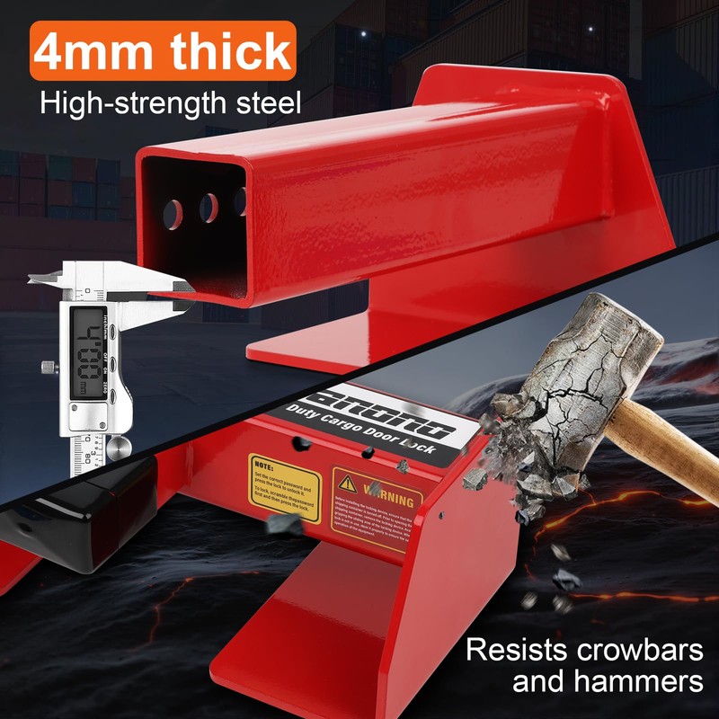 Heavy Duty Cargo Door Lock, Shipping Container Locks, Cargo Door
