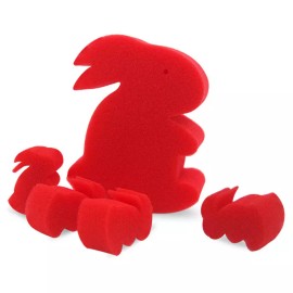 Bozoscompany Magic Tricks 5 Pc Sponge Rabbits Magician Trick Funny Props