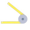 Miter Saw Protractor ABS Angle Measurement Finder Gauge 360 Degree