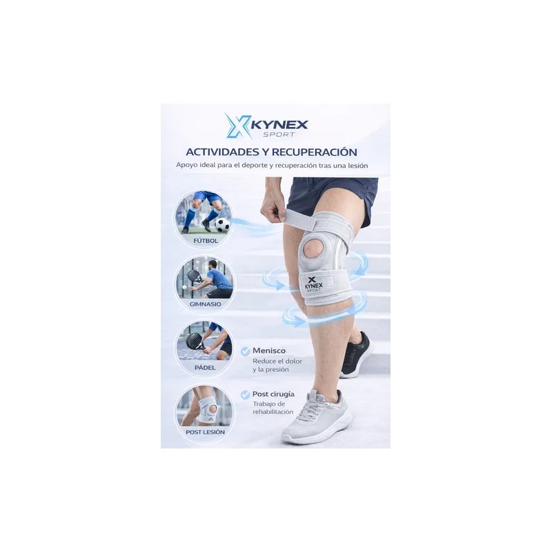 Rodillera Deportiva Compresion Para Rodilla Gym Soporte Kyne