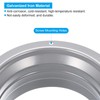 PATIKIL 3 Inch Duct Connector Flange, 4Pcs Metal Straight Pipe