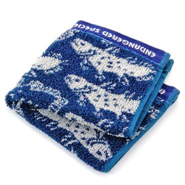 karora-ta Washcloth uxossyutaoru caelocanth Navy 981900