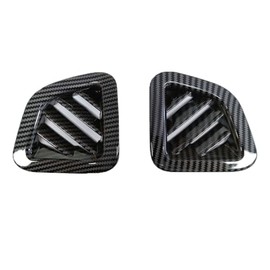 YOUTOOCAR Carbon Fiber Style Side Air Conditioning Vent Outlet Trim Frame Cover Right & Left AC Air Vent Cover Compatible with 2020-2022 Kia Telluride Accessories