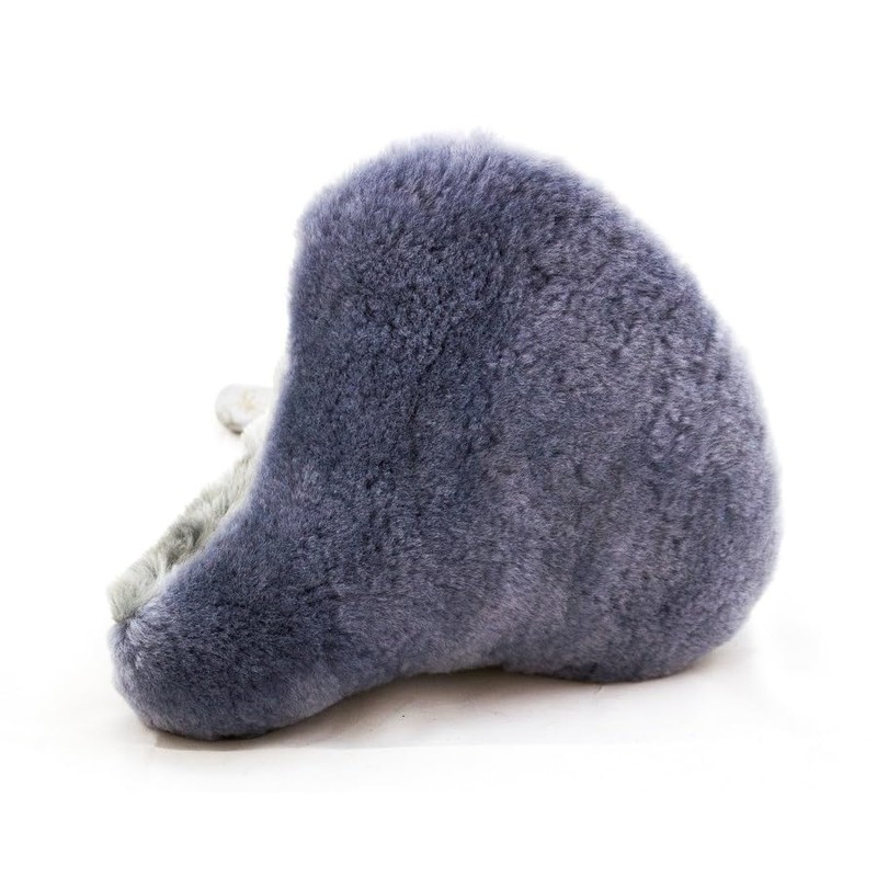 Reissner Lambskin Bicycle Saddle Cover Lambskin Combined with Faux Fur