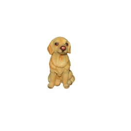 Adorable 3.5" Golden Retriever Puppy Dog Statue Figure