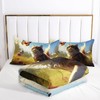 Nttopship Cute Cat Comforter Set for Kids and Adults, Spring