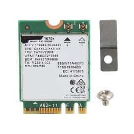 WiFi Card Wireless Tri Band 1675X AX210NGW M.2 NGFF WI‑FI6E 5374Mbps Bluetooth5.2 for Windows 10 11