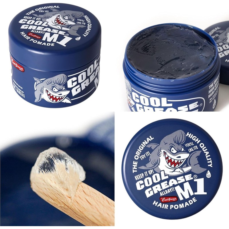 阪本高生堂 クールグリースM1 210g×2個セット ファインコスメティックス ポマード メンズ ワックス グリース 無香料 水溶性