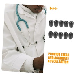 VILLFUL 20 Pairs Diaphragm Female Earphone Covers Ear Caps Ear Bandage Triple Flange Earbud Tips Ear Buds Cover Ear Bud Replacement Tip Earphone Replacement Tips