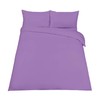 EGYPTO Polycotton Lilac Double Duvet Cover Set - Soft, Breathable