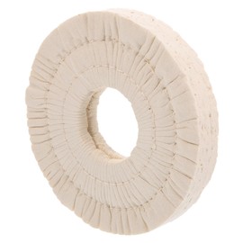 HEALLILY Buffing Wheel Cloth Replacement 5.91 Inch Non-Woven Wear-Resistant Polishing Wheel for Automatic Edge Banding Machine – Woodworking & Furniture Finishing Accessory