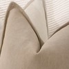 Madizz Set of 2 Simple Chenille Cushion Covers, Soft Decorative