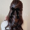 Herbeluemily Velour Ribbon Barrette, Velour Ribbon, Hair Accessories, Velvet, Hair