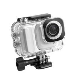 Underwater Housing Case for Insta360 GO Ultra,Deep Dive Case with High Transmission Glass Lenss Protector,60m/197ft Waterproof Case