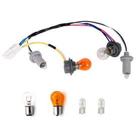 PANNUOSCS Tail Light Lamp Wiring Harness with 8 Halogen Bulbs Compatible with 2011 2012 2013 2014 Hyundai Sonata 92450-3Q000 (Pack of 1)