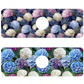 2 Pack Faucet Mat for Kitchen Sink Splash Guard Bathroom 15.5"X5.5"