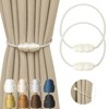 Contoeey Magnetic Curtain Tiebacks Rope Tie Backs 2 Pack Curtains