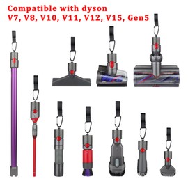 RTop 10Pack Accessory Hangers for Dyson Attachments V7 V8 V10 V11 V15 Gen5 G5 Vacuum Cleaners Accessories, Storage Tool Accessory Holders compatible with Dyson Accessories