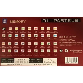 Oil Pastel Set of 36 Colors of Different Oil Pastels