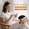 Toe Nail Files for Thick Nails,Professional Stainless Steel Nail File