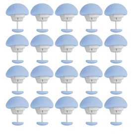 Yharnamite 20 Pcs Duvet Pins, Cover Holding Clip, Reusable Quilt Fixing Buckle, Non-Slip Comforter Clips Keeps Comforter from Shifting for Fixing Bed Sheets, Duvet Covers, Cushions, Curtains (Blue)