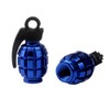 SENZEAL 5 x Aluminium Alloy Hand Grenade Style Universal Car