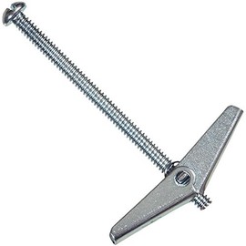 Hillman Fas-N- Tite 1/4 in. Dia. x 3 in. L Round Steel Toggle Bolt 50 pk