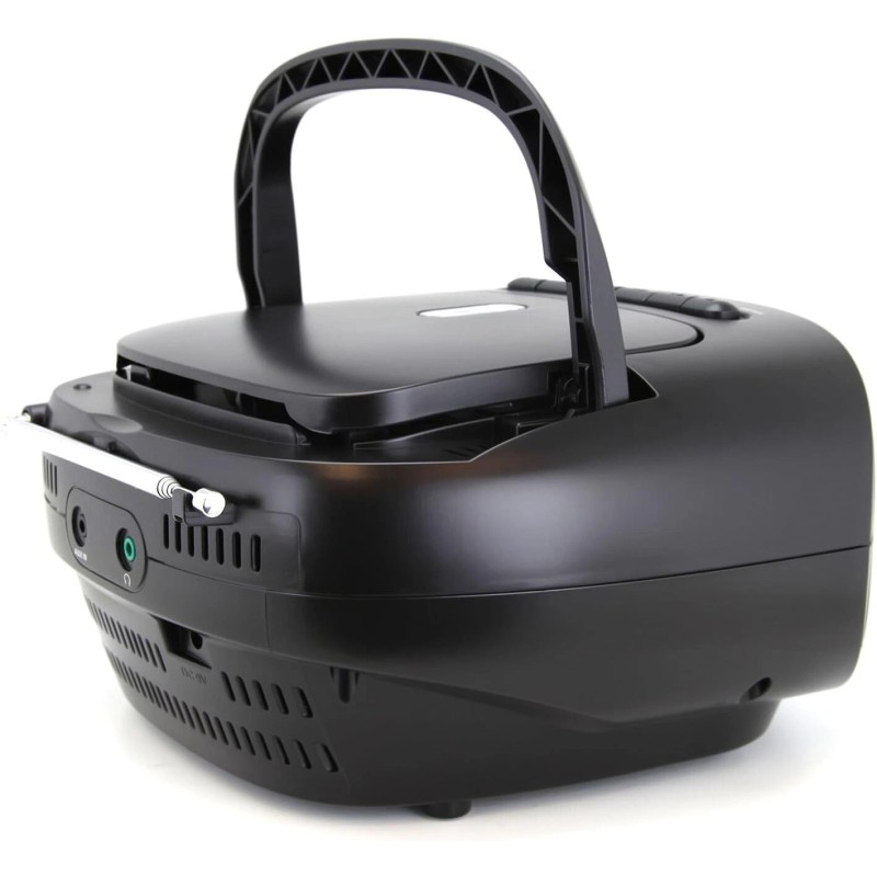Emerson EPB-3003 Portable CD/Cassette Boombox with AM/FM Radio, Black