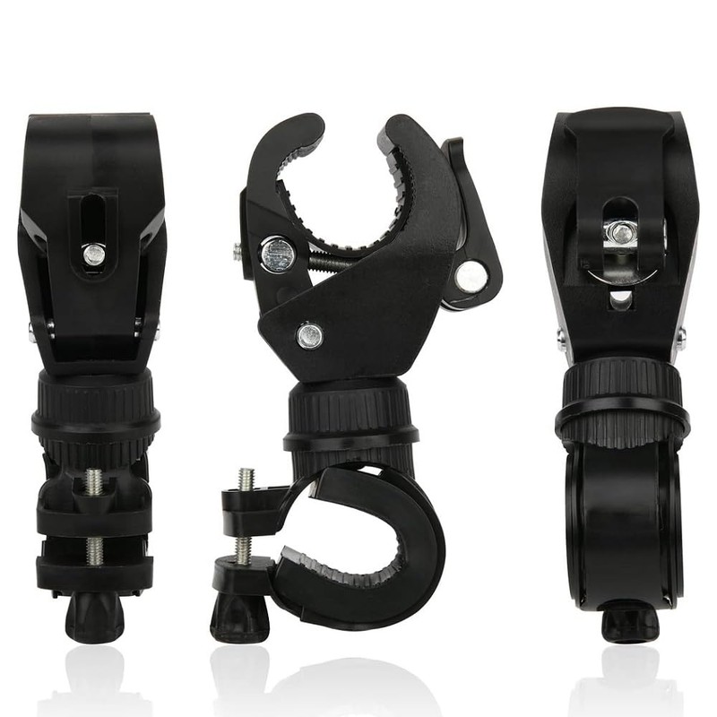 Pack of 2 Bicycle Torch Holder, 360 Degree Rotating Bicycle