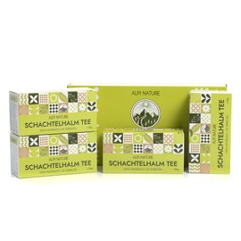 Horsetail Tea by Alpi Nature, 80 Horsetail Tea Bags, 80g 2.8 oz, Multipack of 4 x 20 Bags of 1g each, Dried Field Horsetail Herb for Preparing Herbal Infusions