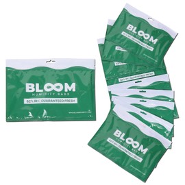 Bloom Humidity and Curing Bags by Herb Guard (10 Pack) - 62% RH 2-Way Self Humidifying Bag, Reusable & Keeps Goods Fresh for 6+ Months