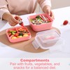 NatraProw All in One Salad Container for Lunch, 38.7oz Salad